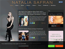 Tablet Screenshot of nataliasafran.com